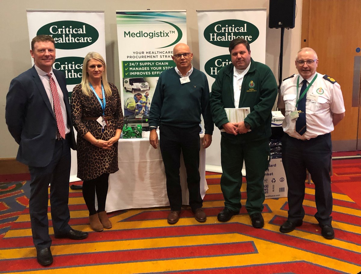 CriticalHealthc's tweet image. What a busy morning for us today as we are at the @AmbulanceNAS  Conference in Ashbourne. Don’t forget to stop by our stand. #oxymultimask #procheck #medilinen