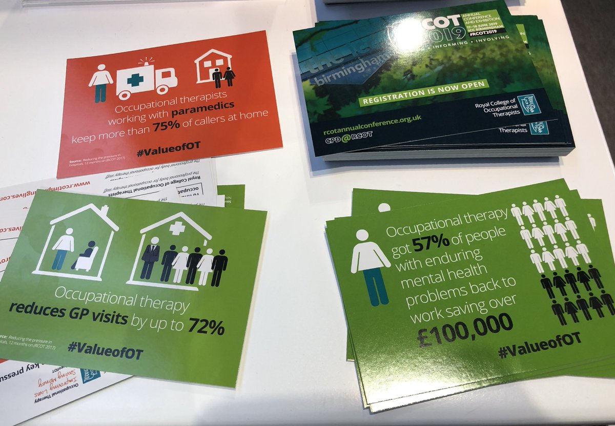 stephenveevers's tweet photo. Loving the positive messages about the benefits of OT’s put out be the @theRCOT at the #TheOTSHow - challenge is how we can use them better across whole system @paulette_ot @LearningOt https://t.co/qp3EseekOm