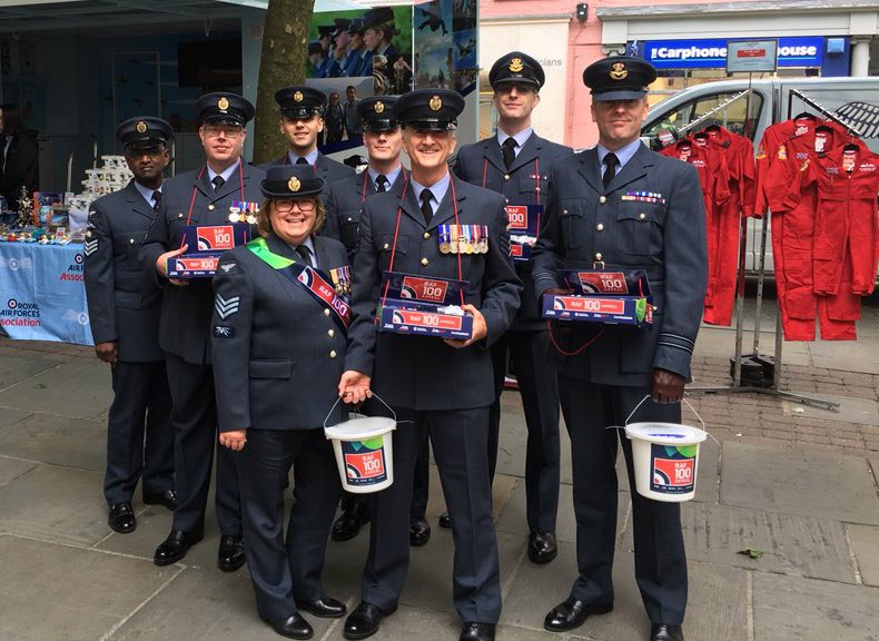 A huge thank you to all of our wonderful volunteers who gave up their time to support the #RAF100 Appeal to help with our city collections. We couldn’t have done it without you!