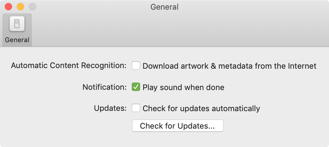 WALTRapp's tweet photo. @khaled On Mac, it's already possible :) Simply open up WALTR 2, go into Preferences from the menu bar and 'uncheck' the ACR option. And you can now just create a folder in which you will have the artwork and video file desired. https://t.co/ZVi8sHDSqQ