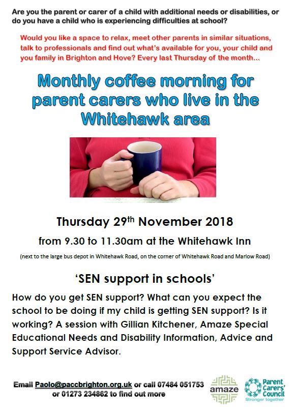 Check out our next parent carers meeting - #parent #carers