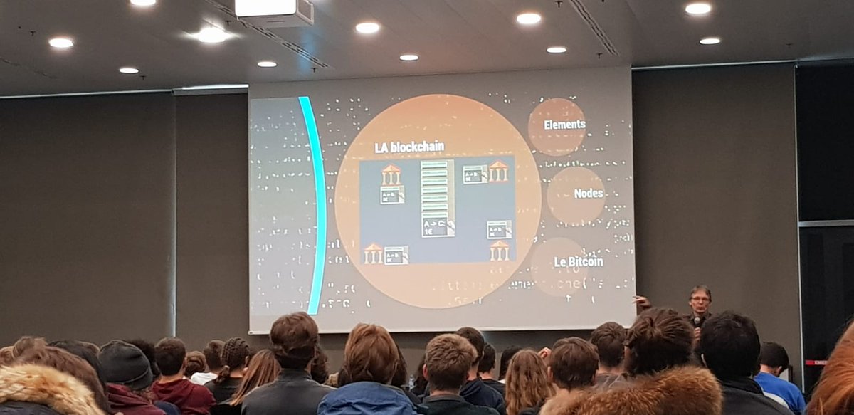 epfl_studies's tweet photo. #Cybersecurity and #Blockchains in finance and healthcare, Linus Gasser @ineiti presents this exciting field to high school students during @EPFL information days #StudyingAtEPFL #ComputerScience #CommunicationSystems #DEDIS @ICepfl @EPFLevents https://t.co/J998QFo5jC