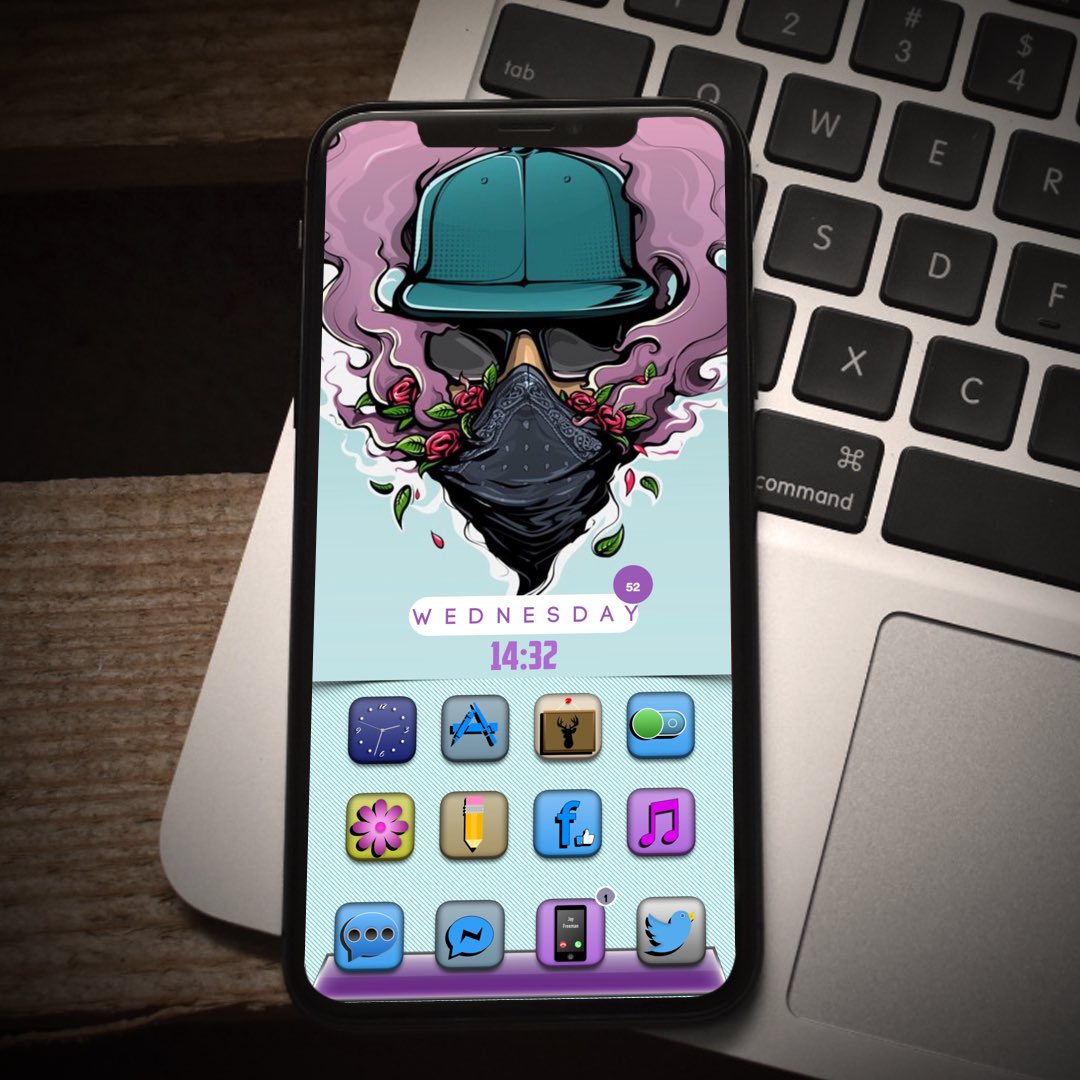 UtdAll's tweet photo. New setup😎 

Wall credit to designer🤙🏼 

#Ryleebug @xxHoBoZxx 

Dock #Nix @jima6636 

AE #Eira @ajitbtw 

Widget by me @LockPlusPro 

#SSX @JunesIphone https://t.co/cA6GxTTvdn