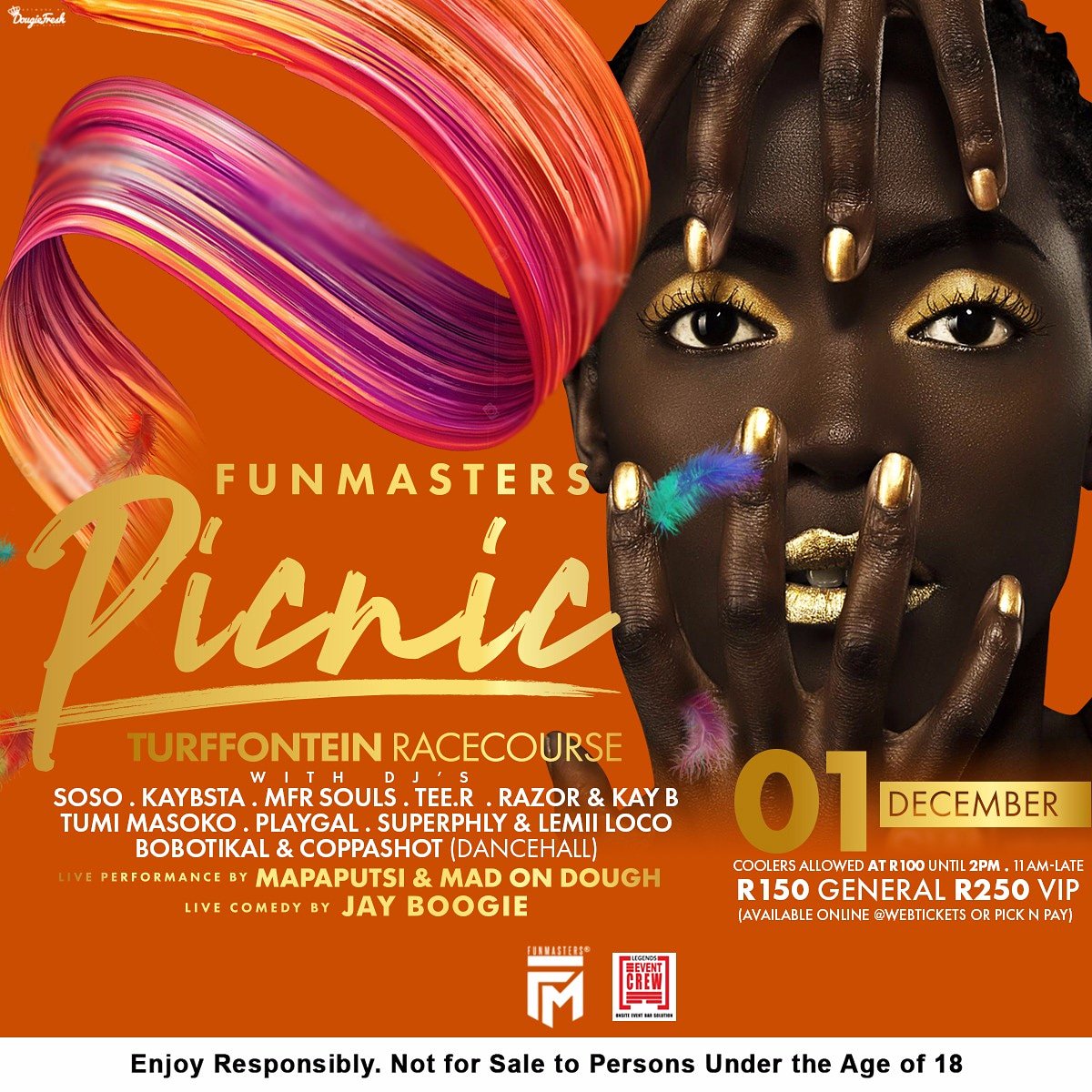 MadOnDoughZA's tweet image. 1st December, Turffontein Racecourse 🐎

#FunMasters
#Gautengsummercup