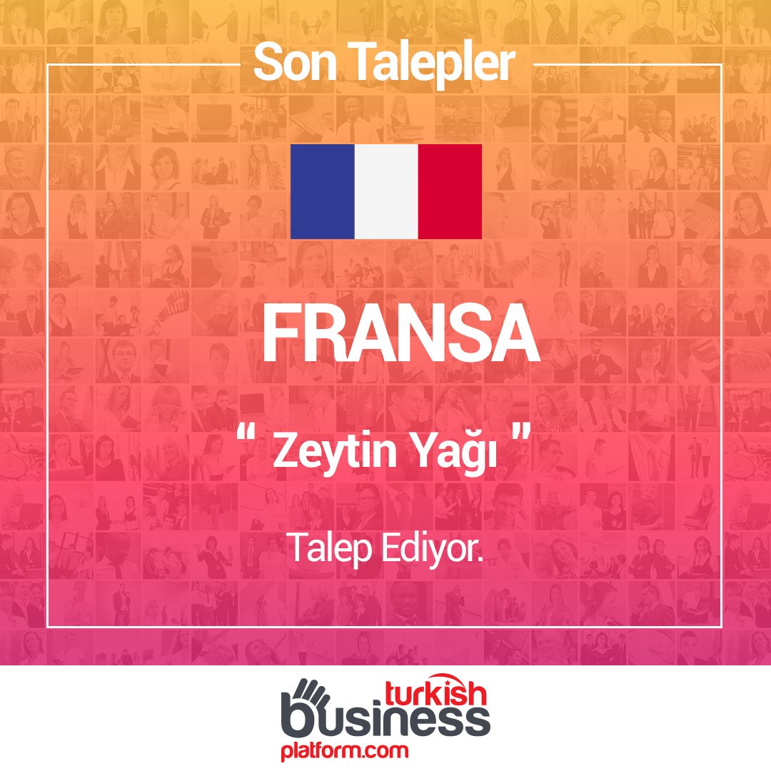 TB_Platform's tweet image. Dünyanın Neye İhtiyacı Var?
Talepleri görmek ve iletişime geçmek için aşağıdaki linke tıklamanız yeterli! 
turkishbusinessplatform.com/tr/lead/2891 #B2B #ecommerce #business