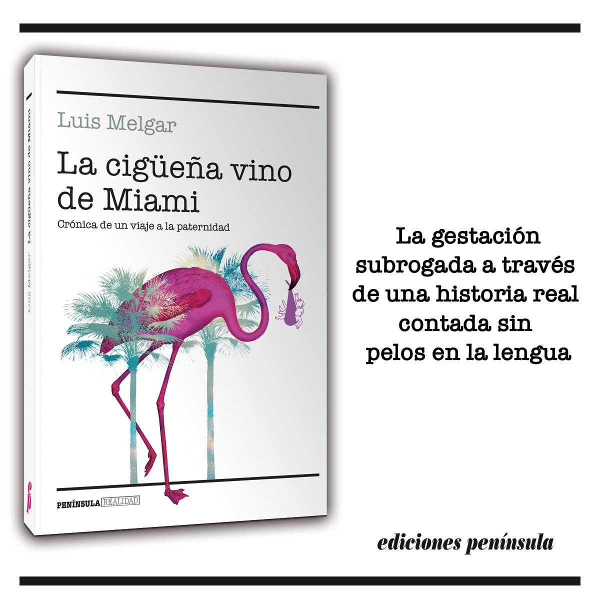 La #Crónica de un viaje a la paternidad. #Empiezaaleer LA CIGÜEÑA VINO DE MIAMI, de Luis Melgar <a href="/lmelgarvalero/">Luis Melgar Valero</a> >> bit.ly/2qWyuHA