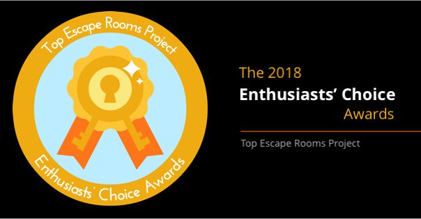 World's Top 20 #EscapeRooms - Enthusiasts' Choice Awards. 

Voted by enthusiasts, for enthusiasts. Final results are released!

topescaperoomsproject.com