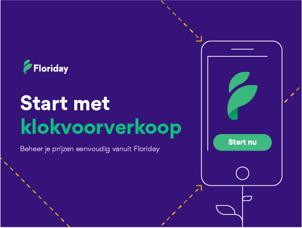 Meld je nu aan via floriday.io/aanmelden