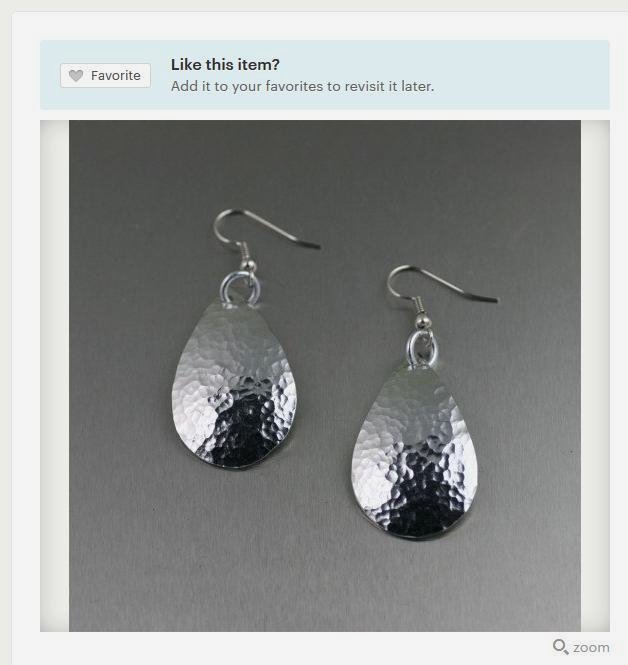 Designer Hammered Silver-Toned Drop Earrings Featured on #Etsy #Hypoallergenic #Handmade #Accessories etsy.com/listing/168864…
