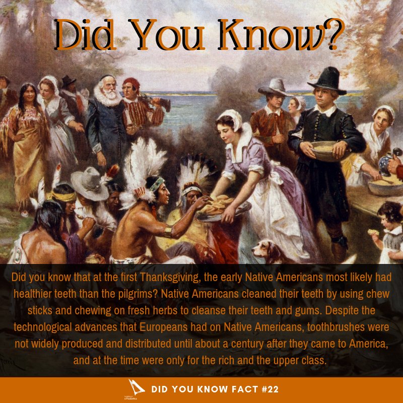 FitBiteOrtho's tweet photo. Did You Know: Thanksgiving Edition! Did you know that the Native Americans had better teeth than the European Settlers? #thanksgiving #nativeamericans #betterteeth #dentalcare #hallmanortho #hallmanorthodontics #hallmanorthodonticsmile https://t.co/Se3he3Y886