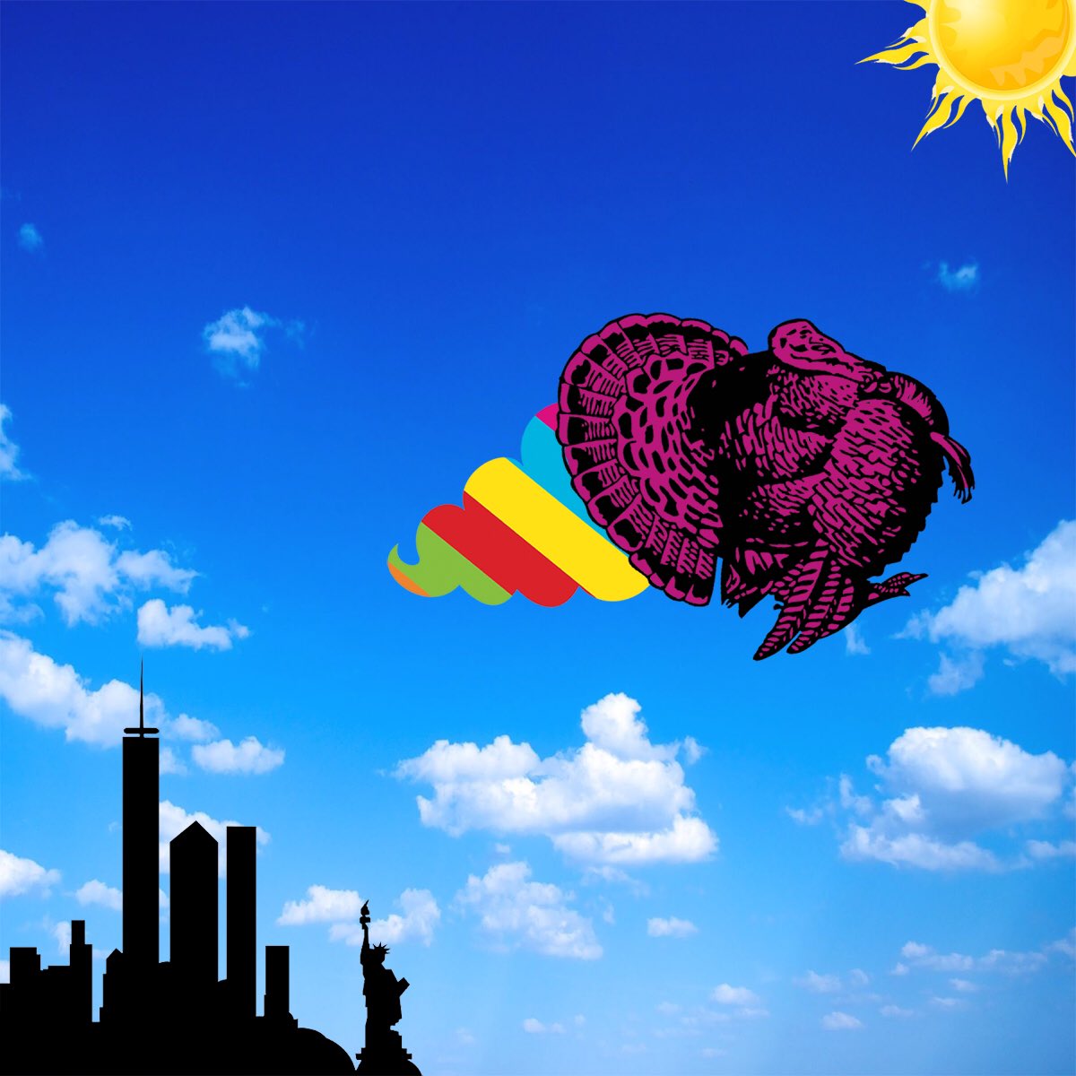 biggayicecream's tweet photo. GOBBLE GOBBLE GO HOME! All of our shops close at 8pm tonight (Wednesday). On Thanksgiving Day we are closed and will be blasting off like turkeys making a break for Boca. Back at it on Friday. #roastdeferred #turkeyinthesun #run #syrupysweey #doesitexplode #langstonhughes https://t.co/SUnwQdZ6nm