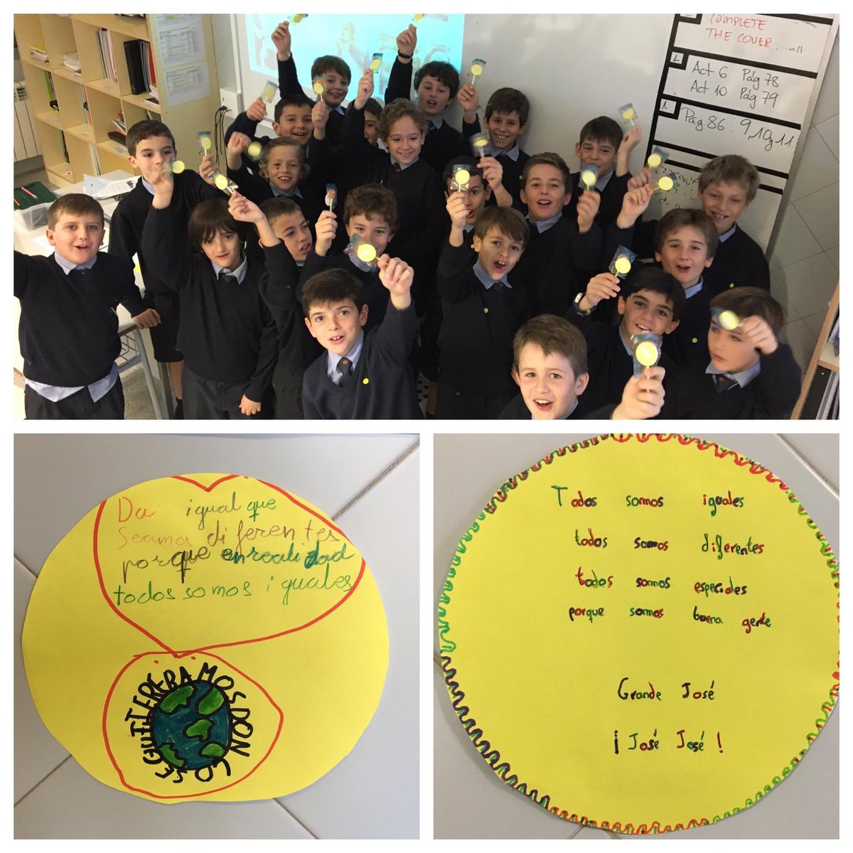 MiravallesRedin's tweet photo. DÍA MUNDIAL DE LA ESPINA BÍFIDA. Hoy José, alumno de 4° de primaria, ha explicado a sus compañeros como es vivir con espina bífida. ¡Gran ejemplo de superación para todos! ¡Gracias José!
#puntoAmarilloEB #anpheb https://t.co/69vJELZ5vt