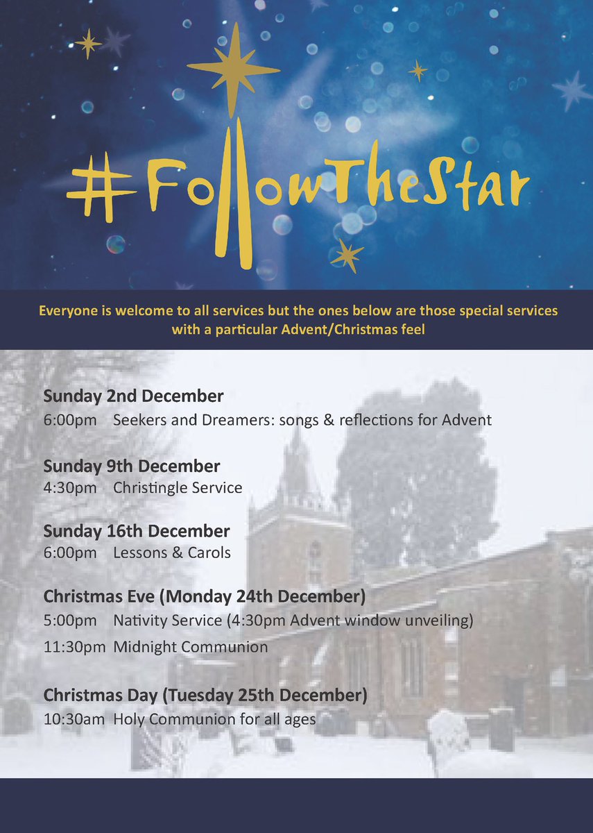 Our Christmas Services at St. Peter & St Paul Great Bowden Everyone’s Welcome to join us  ✨✨🌟✨✨✨✨✨✨✨✨✨✨✨🌟🌟🌟🌟🌟🌟🌟🌟#FollowTheStar #ChristmasServices #Christmas