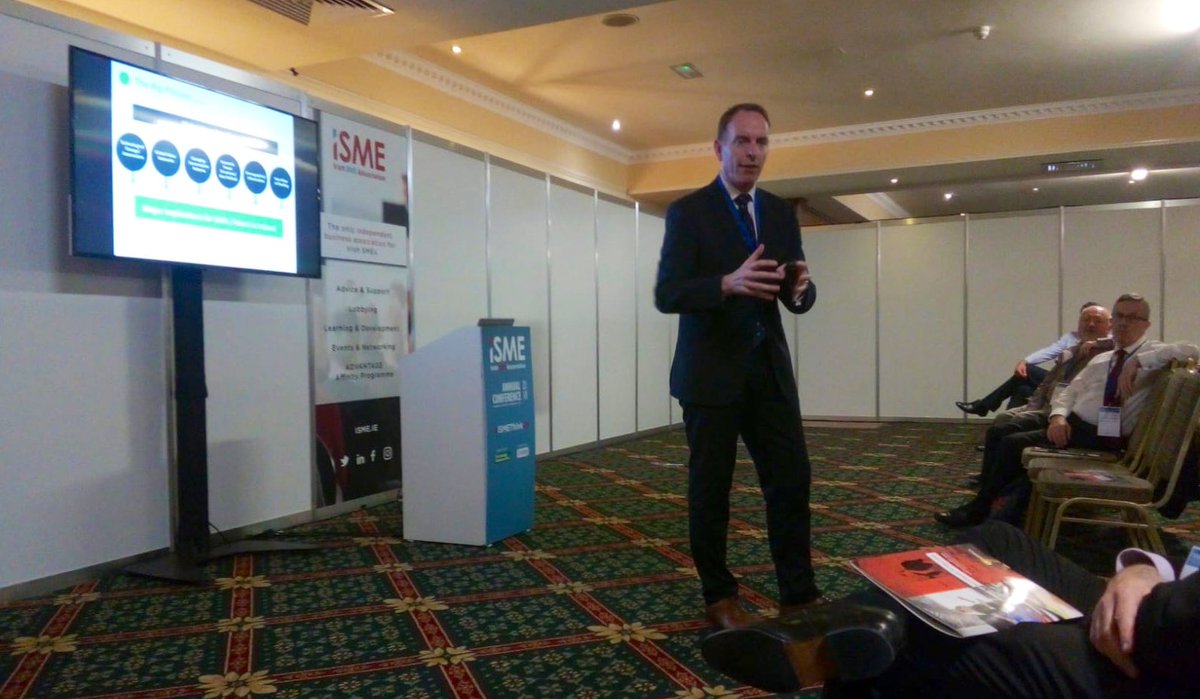 SkillnetIreland's tweet photo. “The greatest asset that an SME can have is their people. Are you doing enough to maximise it?” @pjthealy #SkillnetIreland Chief Executive asks #ISMEThink25 https://t.co/8VBoUKP6L1