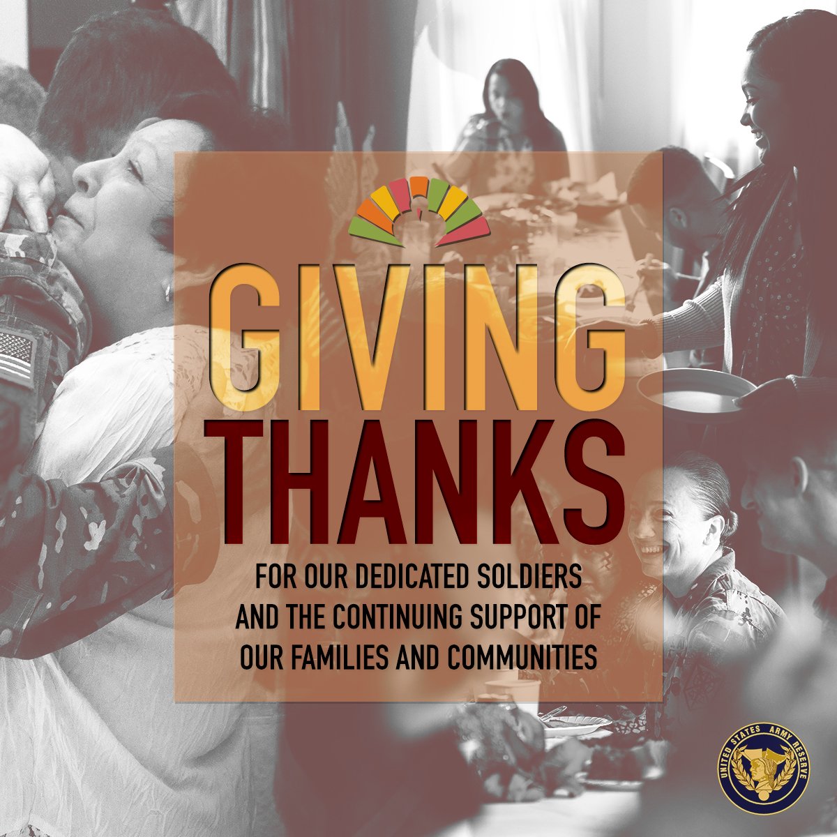 Happy #Thanksgiving to our dedicated #USArmyReserve Soldiers &amp; their families!

#ThankfulThursday