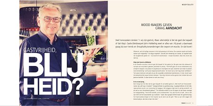 In de nieuwste uitgave van 'tlekkerst restauratief staat het thema hospitality centraal. Gastvrijheidsexpert John Hokkeling van <a href="/syndle/">SYNDLE</a> praat je in dit artikel (zie bit.ly/2DJnFRP) graag bij over trends en (hospitality)veranderingen. Laat je inspireren!