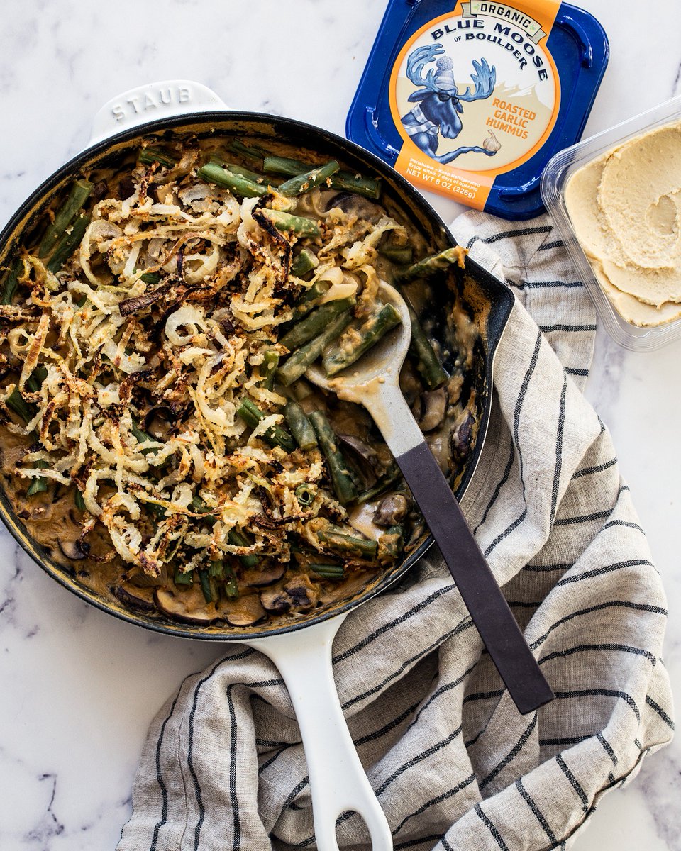 Thanksgiving week is here and we’ve reinvented the classic green bean casserole! It will have all your guests saying, “you did what with hummus!?” instagram.com/p/BqXkEUGHSOY/