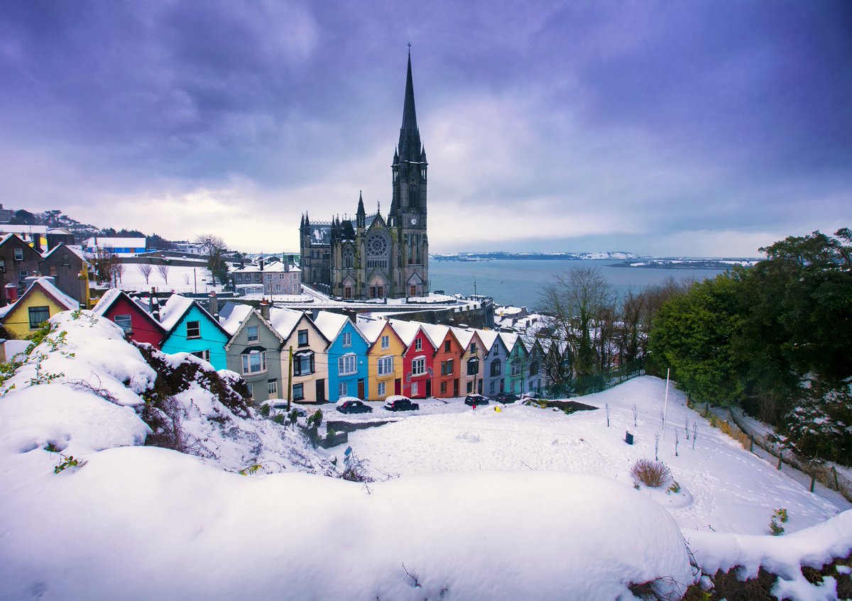 Turismo Irlandese Un Buon Weekend Da Una Cobh Ricoperta Di Neve La Foto Risale Allo Scorso Inverno Weekend