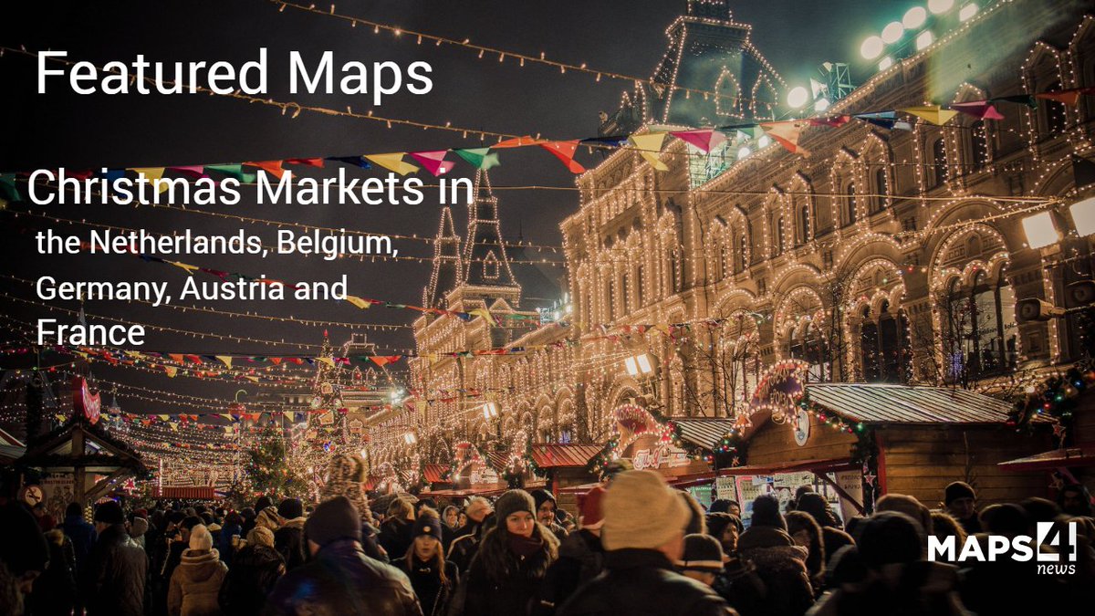 Featured Map Time! 

Normally, our featured maps cover more serious topics. This time we have something cheerful for you! 

We created a collection of Christmas Markets in the Netherlands, Belgium, Germany, Austria and France.

Find them here: bit.ly/2MhK8Kg

#Christmas
