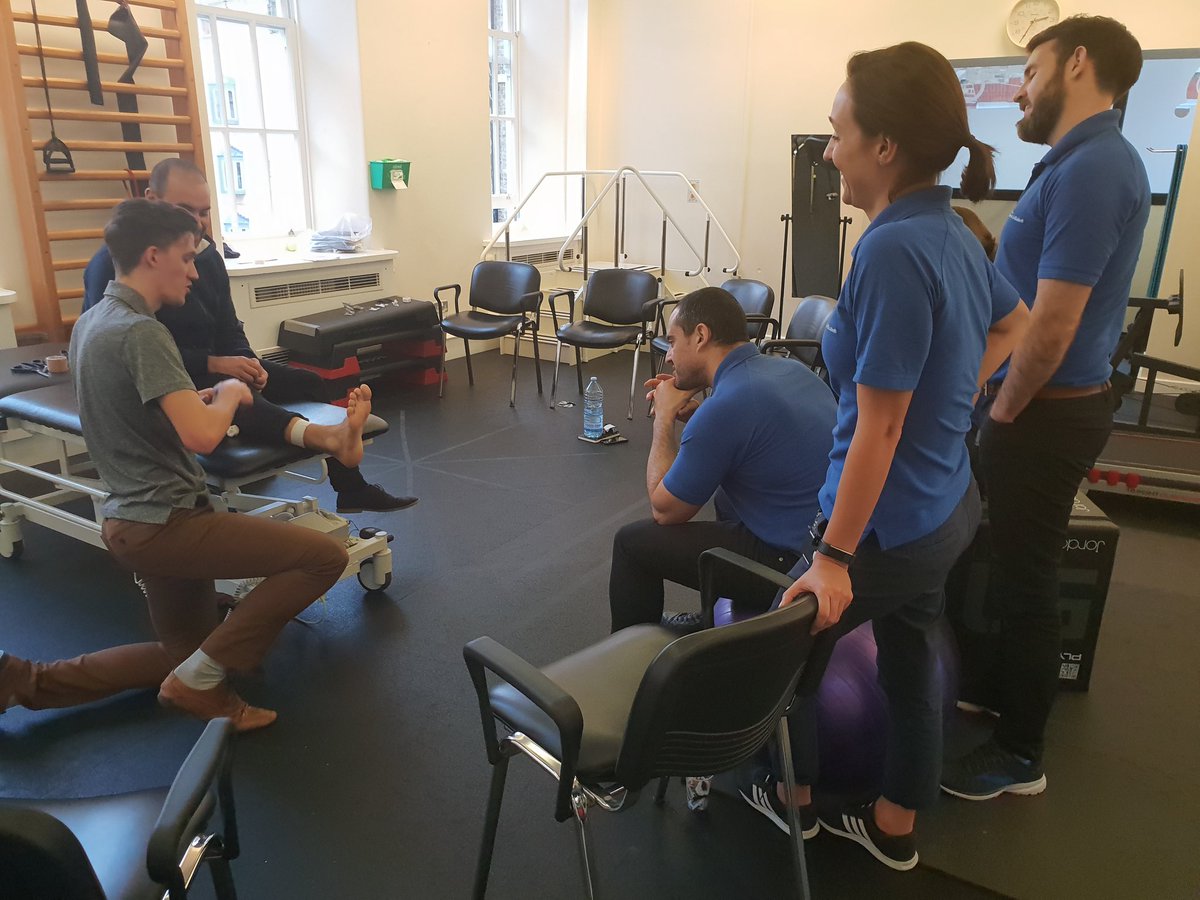 PhysioProSam's tweet photo. Great CPD today with @SPORTTAPE at @HospStJohnEliz, showcasing the #squidcompression and talking tape #physio #tape #innovation #alwayslearning https://t.co/pyOh2YqZj5