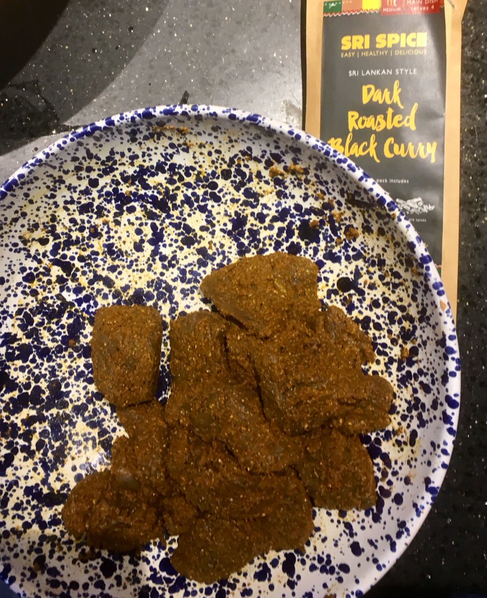 Do you have a favourite spice dish?  Our favourite is Sri Spice Dark Roasted Black Curry.  We marinate our diced wild venison haunch and pop in the fridge overnight,  ready for cooking tomorrow, ensuring we  can really taste all the Sri Lankan flavours.  This is so easy to do