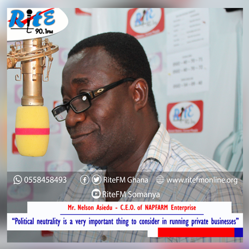 RitefmGhana's tweet photo. Mr. Nelson Asiedu - C.E.O. of NAPFARM Enterprise advices us all
#ritefm #ritefmat14 https://t.co/MAprgi4n7y https://t.co/BSp7hu0ybC