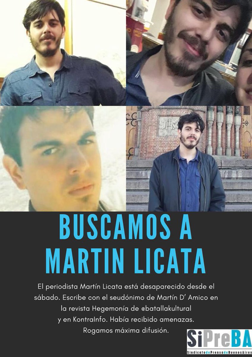 RadioLasCavas's tweet photo. #DóndeEstáMartín https://t.co/mV64qaOunk