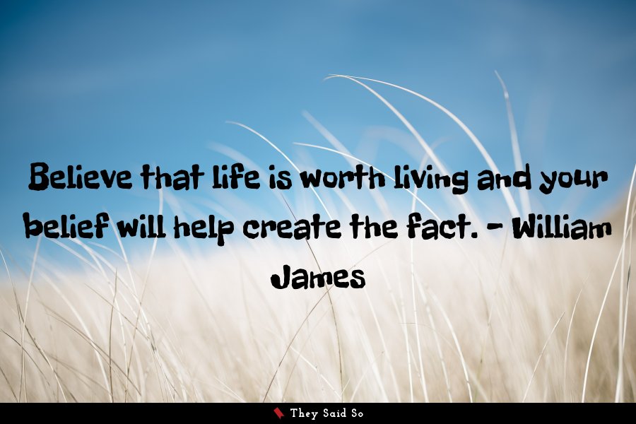 theysaidso's tweet photo. A quote by William James #theysaidso #quotes https://t.co/nHAUUUOuJl