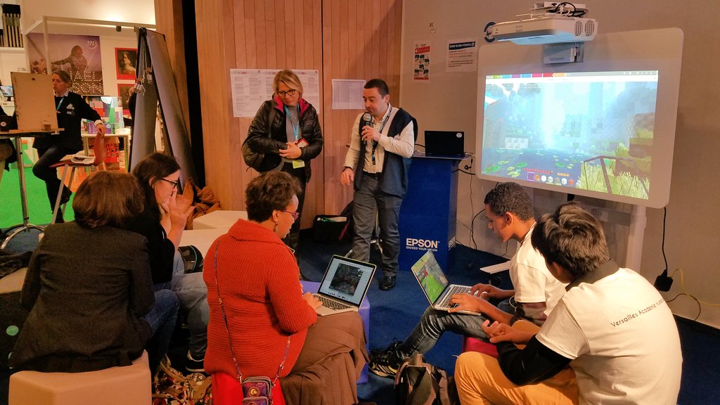 vivelesSVT's tweet image. Les possibles de Minetest en classe  avec Frédéric Véron cafepedagogique.net/lexpresso/Page… Vu à #Educatectice c/ @SVTux