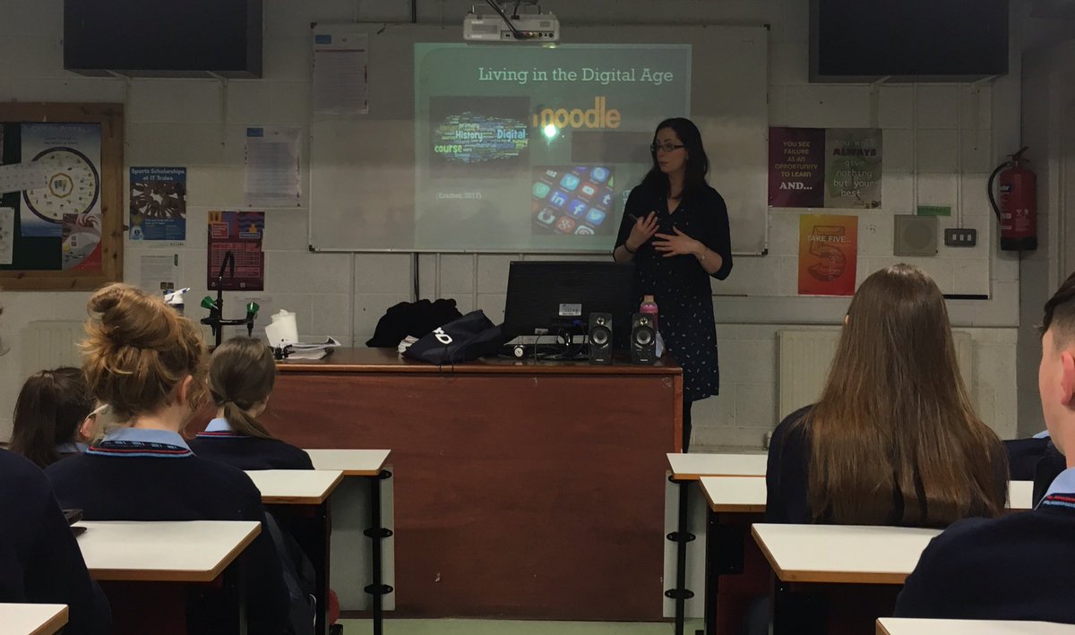 OLSSBlayney's tweet image. Many thanks to Dr. Annaleigh Margey from @DkIT_ie Digital Humanties for a great talk on the Arts options @DkIT_ie  #CAW18  #DifferentPaths #FutureCareers