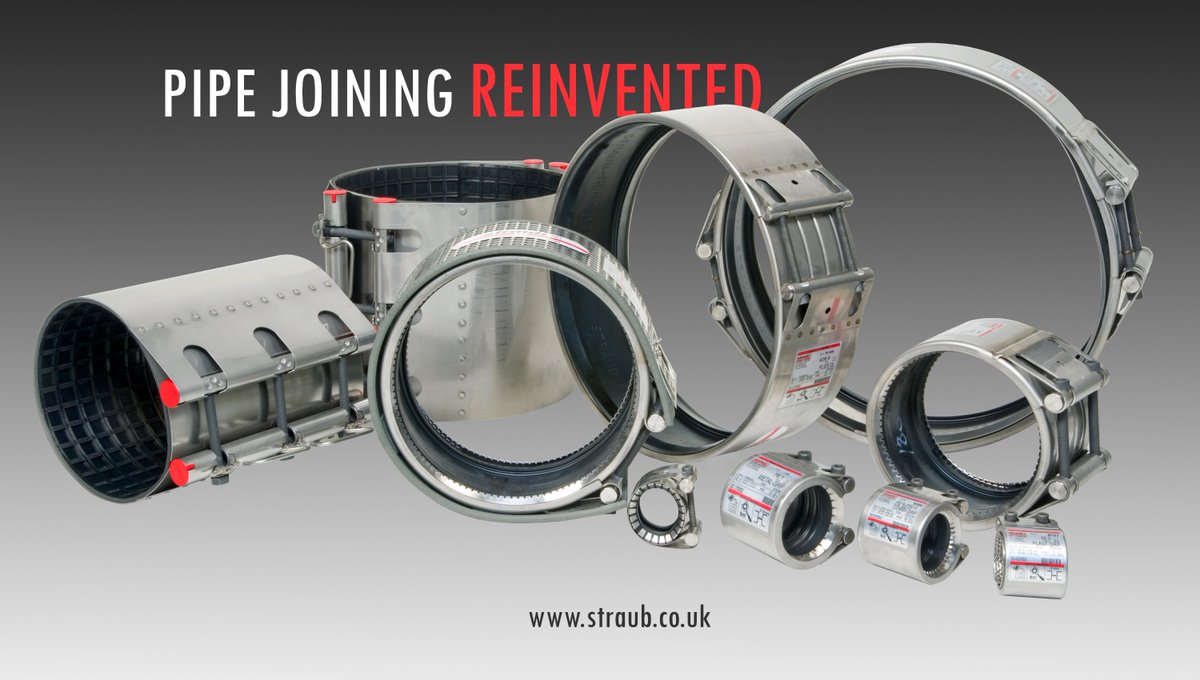 straubcouplings's tweet photo. Straub Couplings offer better way to join and repair pipework. With Straub Couplings you can connect pipes in minutes without any need of special pipe-end preparation or special tools. See our products at https://t.co/eSEhW4IhbC #couplings #repairClamps https://t.co/9AnGv9fF0d