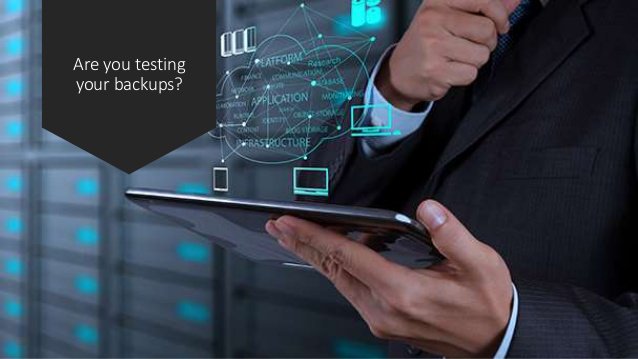 NemsysLLC's tweet photo. Having your data backed up is essential to sustaining your business in the event of a malicious attack or disaster.  What good is it, if it's rarely tested.  Here's 10 tips for testing your backups https://t.co/A9J9p18IkV https://t.co/5X7MFquOTA