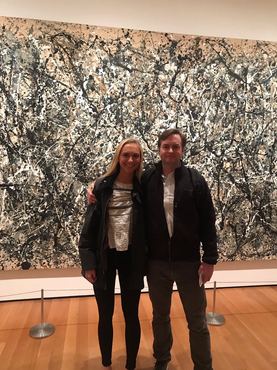 warblec19's tweet photo. So fun to see Jackson Pollock’s works in person! https://t.co/9tYGdiheqi