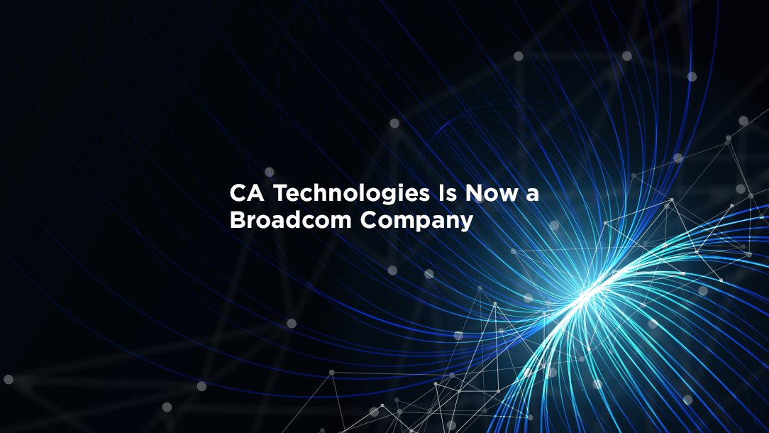 CAServiceMgmt's tweet photo. CA Technologies is now a Broadcom company. Follow @Broadcom for future updates on company news and products. https://t.co/TzdVyC6zQB https://t.co/IaIUXxa9zy