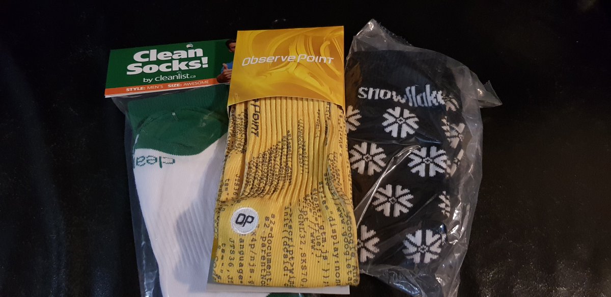 MassiveInsights's tweet photo. Do we detect a new trend in conference swag?
#DMTO18 @DataMarketingTO https://t.co/cpFZWzLIkk