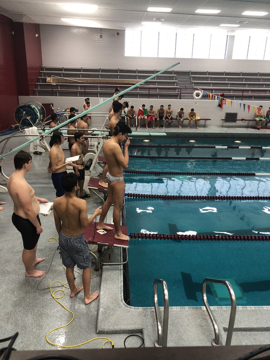 CoachBartosz's tweet photo. Time trials for boys swimming on this beautiful Thanksgiving Eve! This year we are thankful to be able to show off our #MortonPride in our gorgeous pool with our new lane lines! What are you thankful for? @Mortonathletics @Morton201 #MortonSwimming https://t.co/9MIFk9ObHe