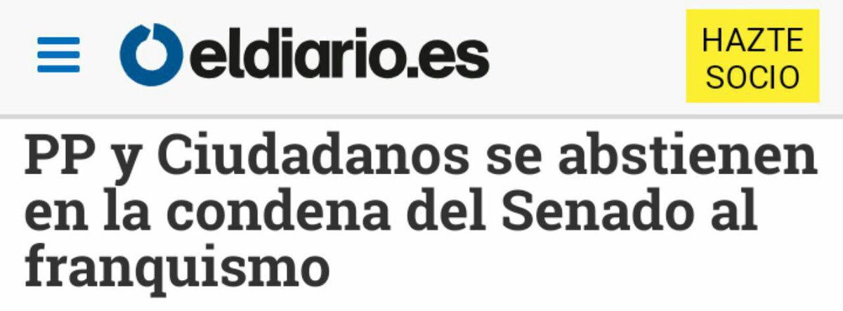 Jaumeasens's tweet photo. Eh, @Albert_Rivera, si no os gusta q os llamen fascistas podriaís condenar el franquismo. Es solo una idea. https://t.co/bruz8RiNWR