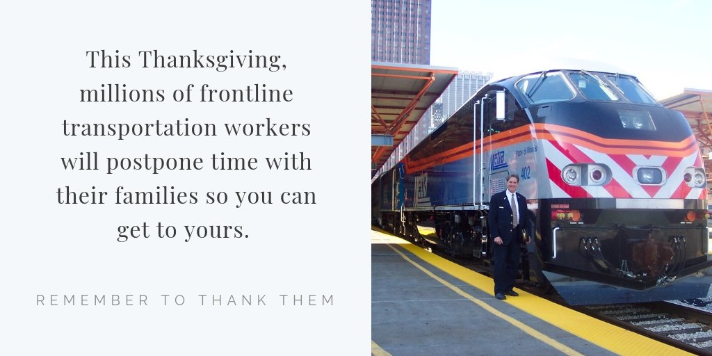 #Union members keep America moving – and make the holidays possible. Please remember to #ThankAUnionMember if you are traveling this #Thanksgiving.  
<a href="/TTDAFLCIO/">TTD | America's Transportation Unions</a>