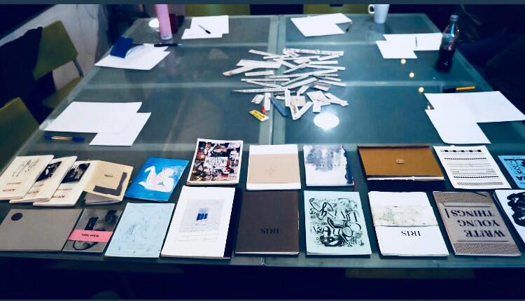 NoBindings's tweet photo. Just some the zines we were inspired by last night! What kind of work have other authors and artists inspired you to make? 
#radiobookrwanda #eastafricaarts
📸 @FKAsPRINCE https://t.co/DrfEUz5hlS