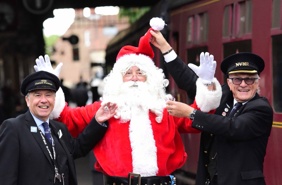 nymr's tweet photo. The Santa Specials bring Christmas to life and give children the chance to meet the legendary man himself on board the train. Join us this year and have a magical adventure on a festive journey you won’t forget! https://t.co/ORcsvl1QaQ https://t.co/kTG17JqQk3