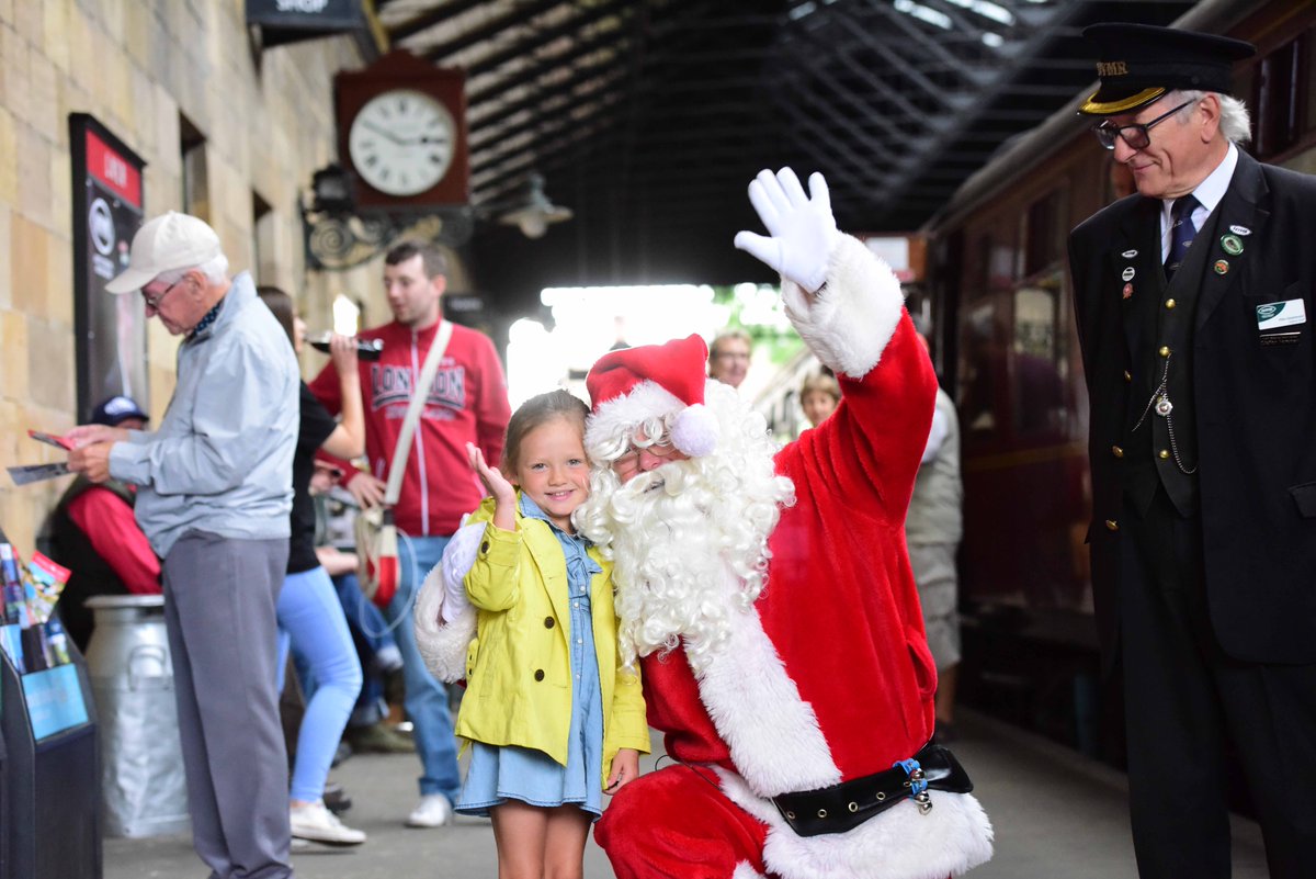 nymr's tweet photo. The Santa Specials bring Christmas to life and give children the chance to meet the legendary man himself on board the train. Join us this year and have a magical adventure on a festive journey you won’t forget! https://t.co/ORcsvl1QaQ https://t.co/kTG17JqQk3