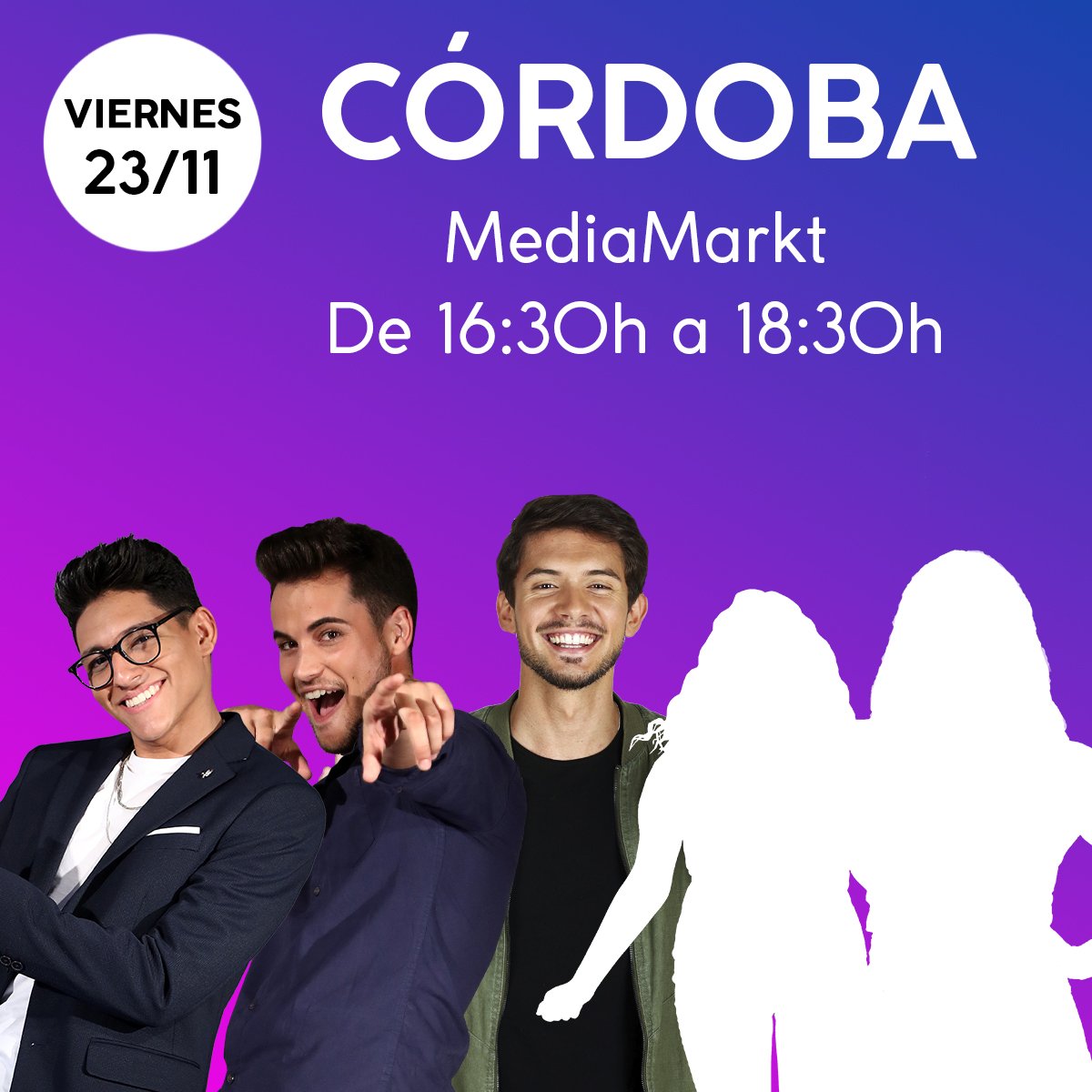 OT_Oficial's tweet photo. 💥 ¡GOOD NEWS! 💥 MÁS FIRMAS de nuestrxs ex-concursantes 🥳 #CÁCERES #CÓRDOBA #BADAJOZ y #GRANADA 😄 Aquí lo tenéis 👇 #OTDirect21NOV https://t.co/aansMtvyRD