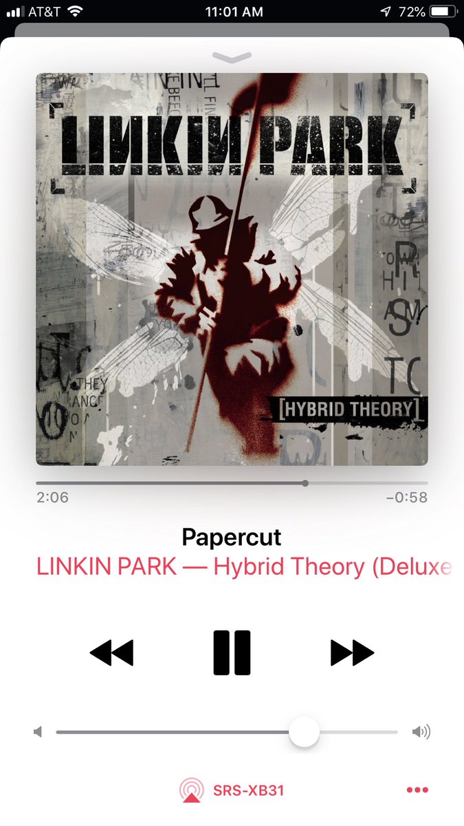 AaronHorror1's tweet photo. This album is pretty much my childhood and will forever be one of my all time favorites. #LongLiveLP https://t.co/uCyiXFFLW3