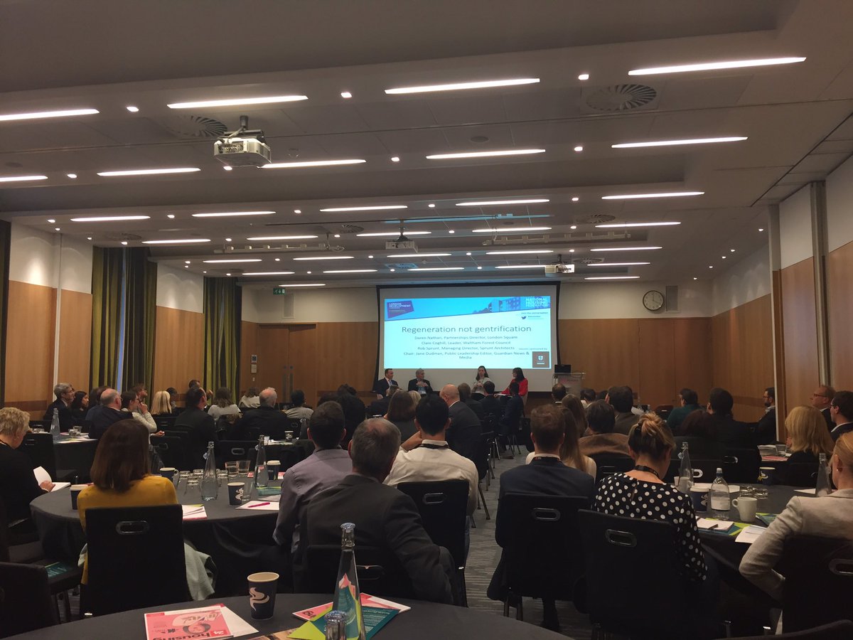 DSmithHousing's tweet photo. Excellent session to finish on: ‘Regeneration Not Gentrification’
Opening remarks:
“It is all about trust...”
#devlondon https://t.co/fY6F7T68yE
