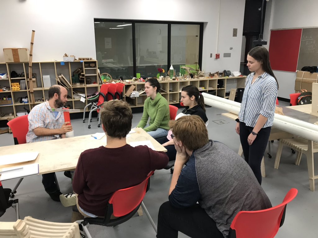 LusherPLTW's tweet photo. Break? What’s that?! EDD doesn’t take breaks! 🤪 At the Delgado Fab Lab making our prototype ⚙️🛠#lusherpride #pltw https://t.co/G7LNhdt1WV