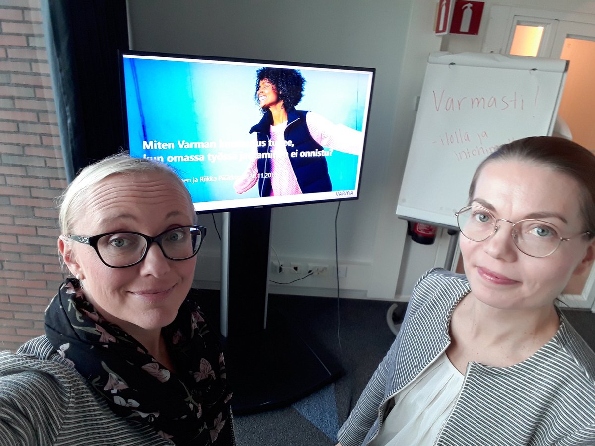 RiikkaPaakkonen's tweet photo. 28.11. Kattilahallissa pidettävä Huominen voittaa eilisen - Varmasti @varma_tweet asiakastapahtuma lähestyy. @TuuliHark :n kanssa kerromme tilaisuudessa mm. miten  #työeläkekuntoutus on tukena, jos omassa työssä jatkaminen ei onnistu. #tekstiilikaksoset #ilollajaintohimolla https://t.co/6VTk6nYSnU