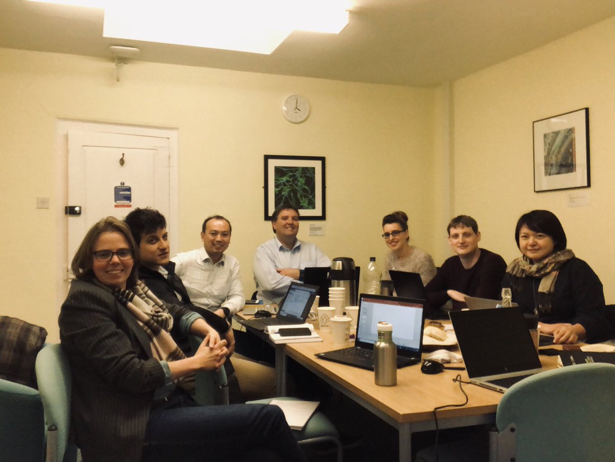 MI post doc team discussing immortal material ideas for meeting tomorrow! #selfhealing