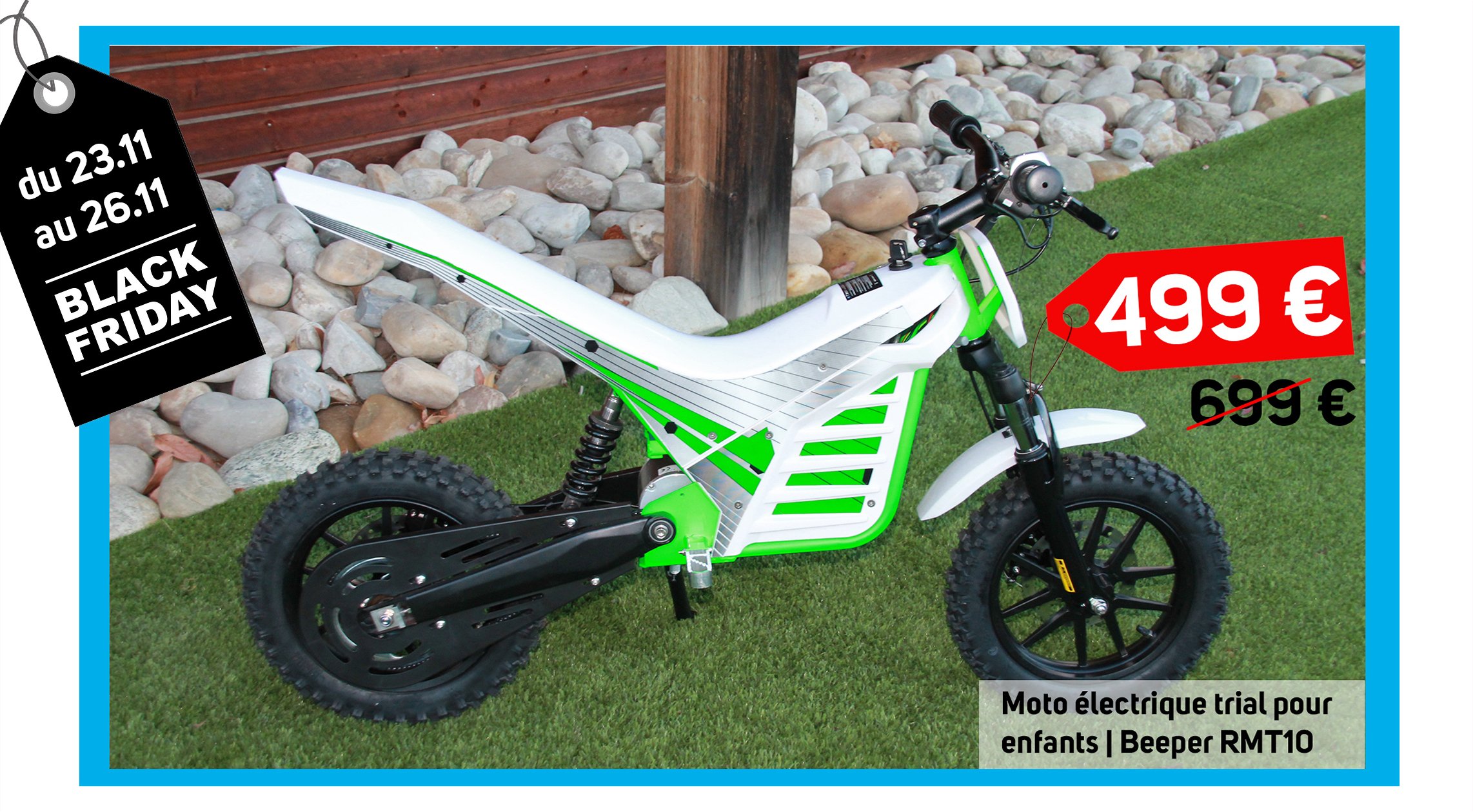 Moto électrique de trial pour enfant Beeper RMT10