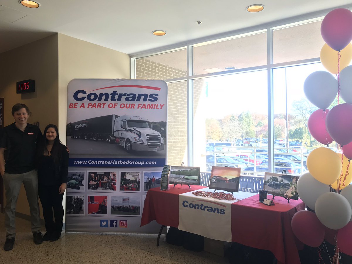 ContransFlatbed's tweet photo. Today & tomorrow we’re spending some time in the Business Annex at McMaster University speaking with students about our Co-op & Internship opportunities! Stop by & say hello, grab some swag & learn how you can kick start your career with #ContransFlatbed https://t.co/LPUcCoTTse