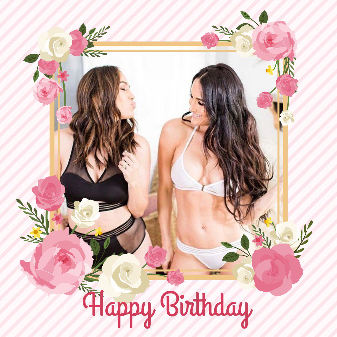 Happy Birthday Nikki &amp;  Brie I hope you have a great birthday!! Thank you for being great role models and teaching me to be Fearless!!!
👭🎂😘🎉🎈